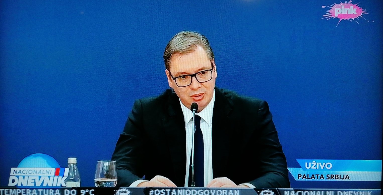 Predsednik Vučić: Srbija poštuje pun teritorijalni integritet Ukrajine, ali neće uvoditi sankcije nikome, pa ni Rusiji!